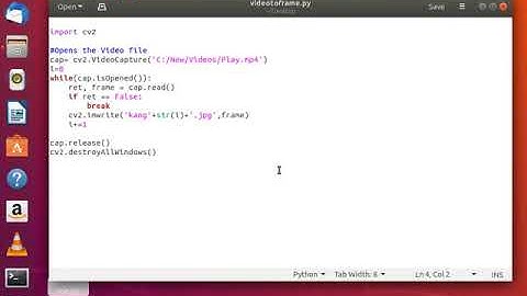 cut or convert videos into images using simple python code