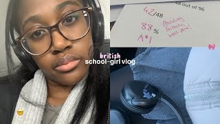 🍵BRITISH SCHOOL-GIRL vlog: shopping haul, what i eat, productive, very realistic