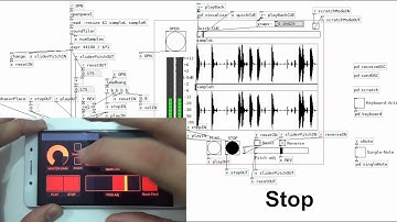 Touch OSC Sampler in PD - Héctor Martel Baro