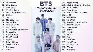 BTS #playlist#2016-2023(most popular so...