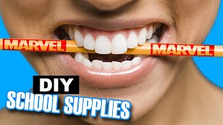 5 EPIC Marvel DIY School Supplies Ideas ❗️