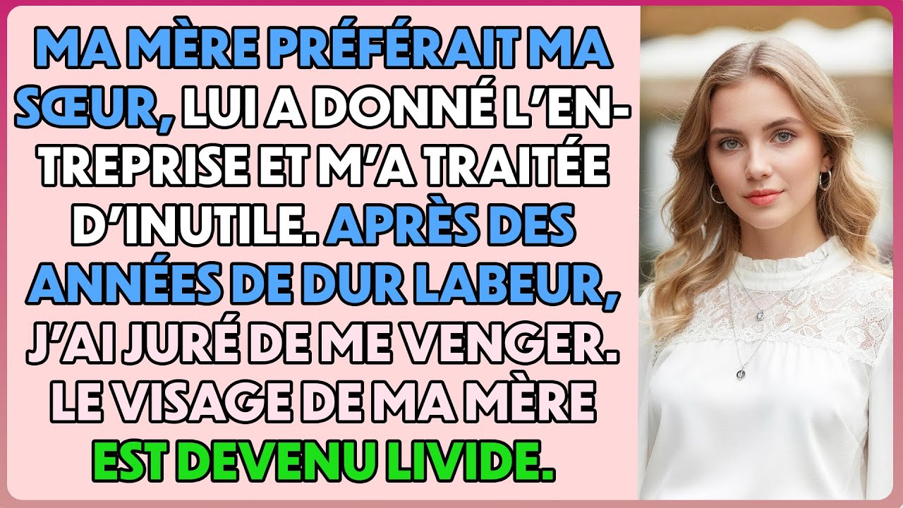 Ma mère préfère ma sœur et me met à la porte de l’entreprise familiale : le karma finit par frapper…