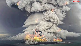 Horrible today: massive eruption Japan Sakurajima volcano sent smoke as high as 5000 meters into sky