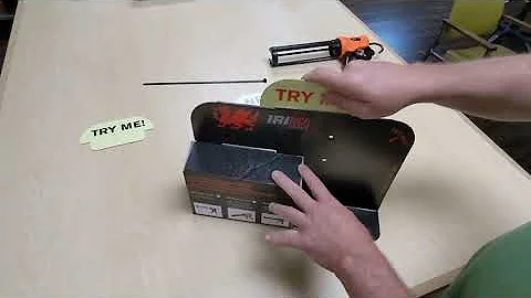 Caulk Gun Counter Display Assembly Instructions