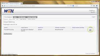 Demo of the WML Prescribe to PDF emulation