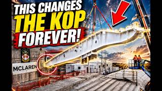 Extended Cut Wrexham Afc Kop Stand Cantilever Beam Installation Exclusive Construction Footage