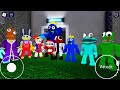 Playing as everyone from digital circus vs rainbow friends roblox