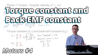 Torque constant and back-EMF constant (Motors #4)