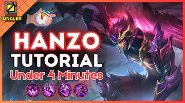 4-Minute Hanzo Tutorial in Jungle || (MLBB S35) 2025