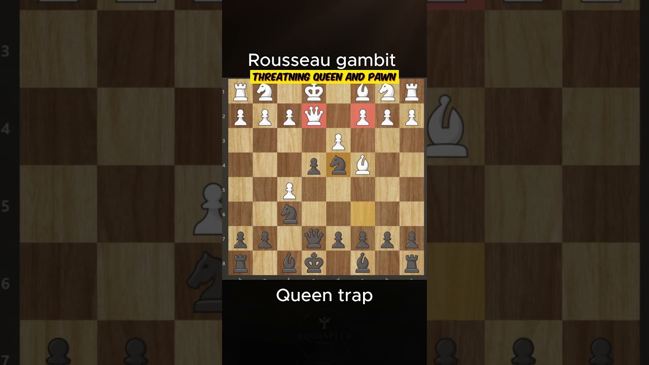 Rousseau Gambit, Stunning Win, Italian Game Counter, Chess Openings, Chess Tricks