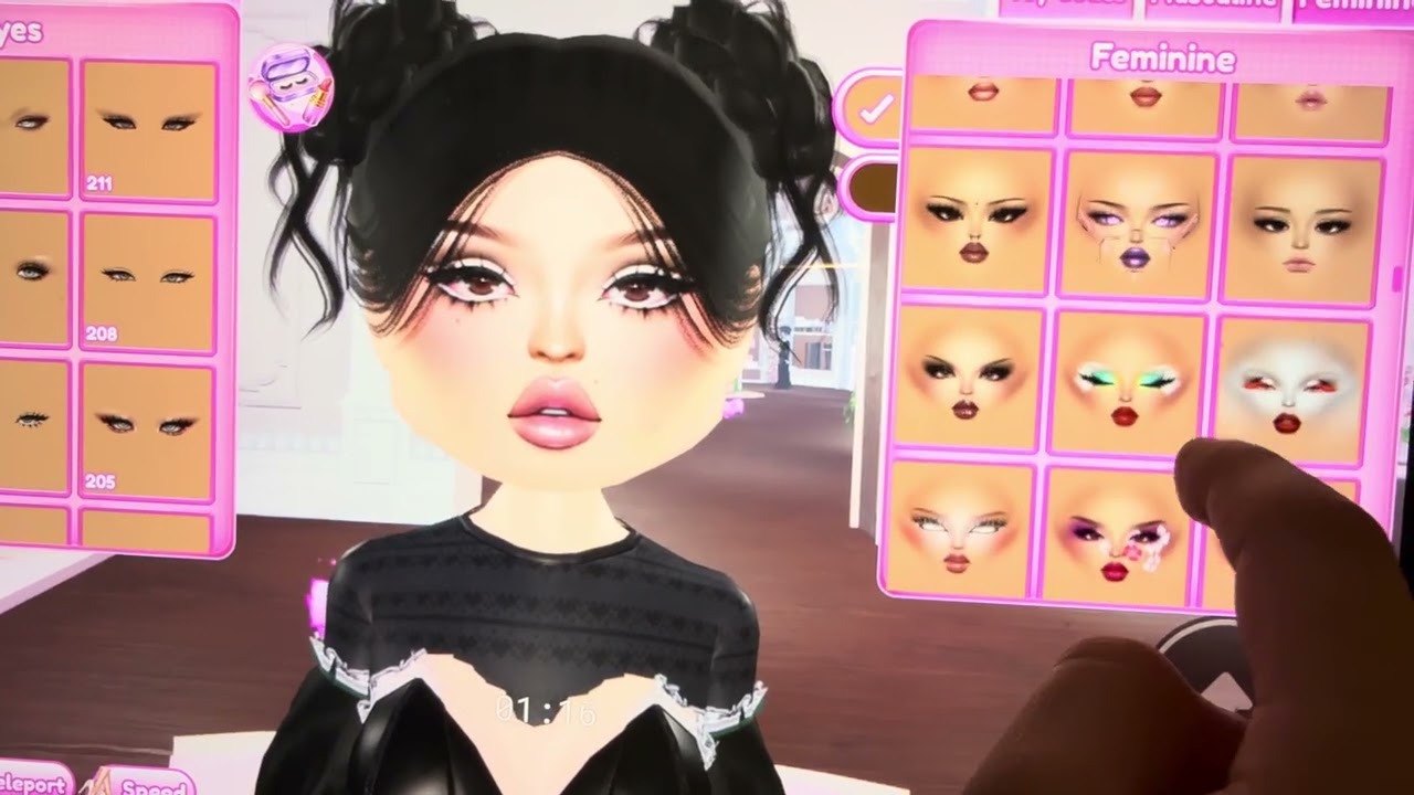 Cursed Beauty… Pretty but Possessed?! 👑🖤 | DTI Slay