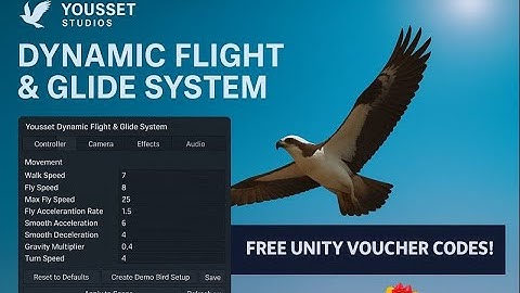 🔥 10 FREE Unity Vouchers! | Dynamic Flight & Glide System V2.0 Giveaway