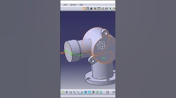 practice design 37 in #catiav5 #design #cadtutorial #cad #catia #mechanical #designing #shorts