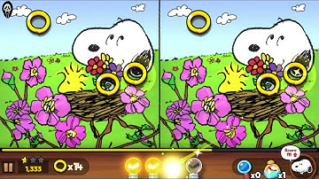 Snoopy Spot the Differences - Gameplay