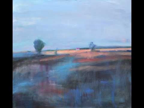 Field at Dusk in Frotsiv Village 2026 acrylic on canvas