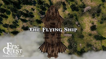 The Flying Ship - Animated maps for roleplaying and tabletop miniature games / D&D / Epic Quest.