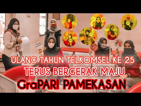 UCAPAN ULANG TAHUN TELKOMSEL 25 GRAPARI PAMEKASAN #ultahtsel25 #Telkomsel #GRAPARI