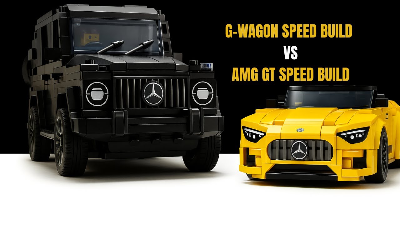 Built the LEGO Mercedes-AMG SL 63: Sleek, Stylish, and Powerful! 🚗 