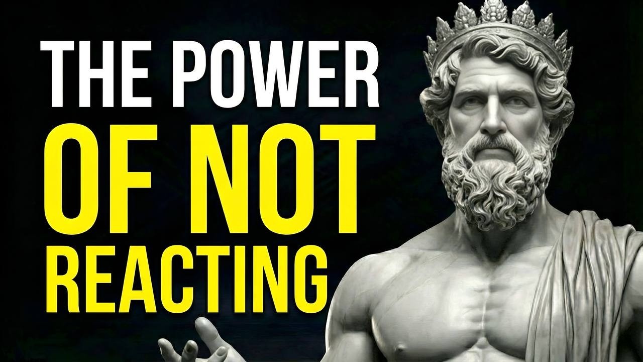 THE POWER OF NOT REACTING | 15 Stoic Rules to Stay Calm Under Pressure