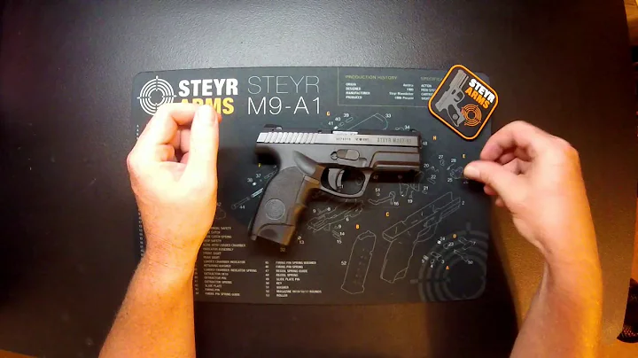 Field stripping  a Steyr pistol