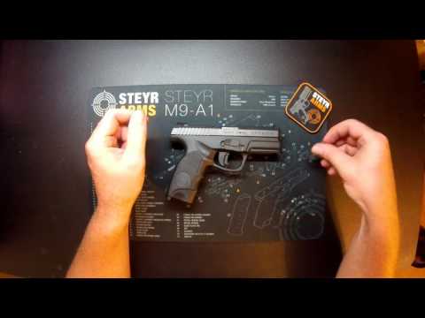 Field stripping  a Steyr pistol