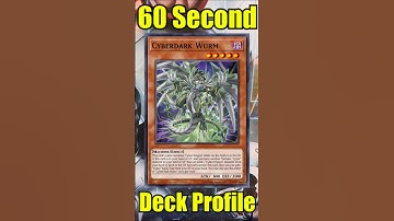 60 Second Cyberdark Deck Profile! #shorts #yugioh