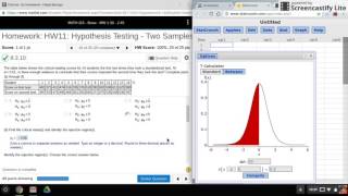 StatCrunch: Critical Values for Paired Data and Proportions