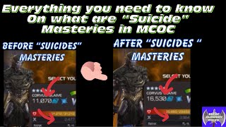 "Suicide Masteries", everything you need to know on it! Unit cost, are they worth it, and more!