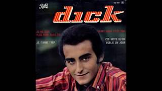 Video thumbnail of "Dick Rivers   Je ne suis plus rien sans toi     1964  ( B.B. le 29/12/2018 )."