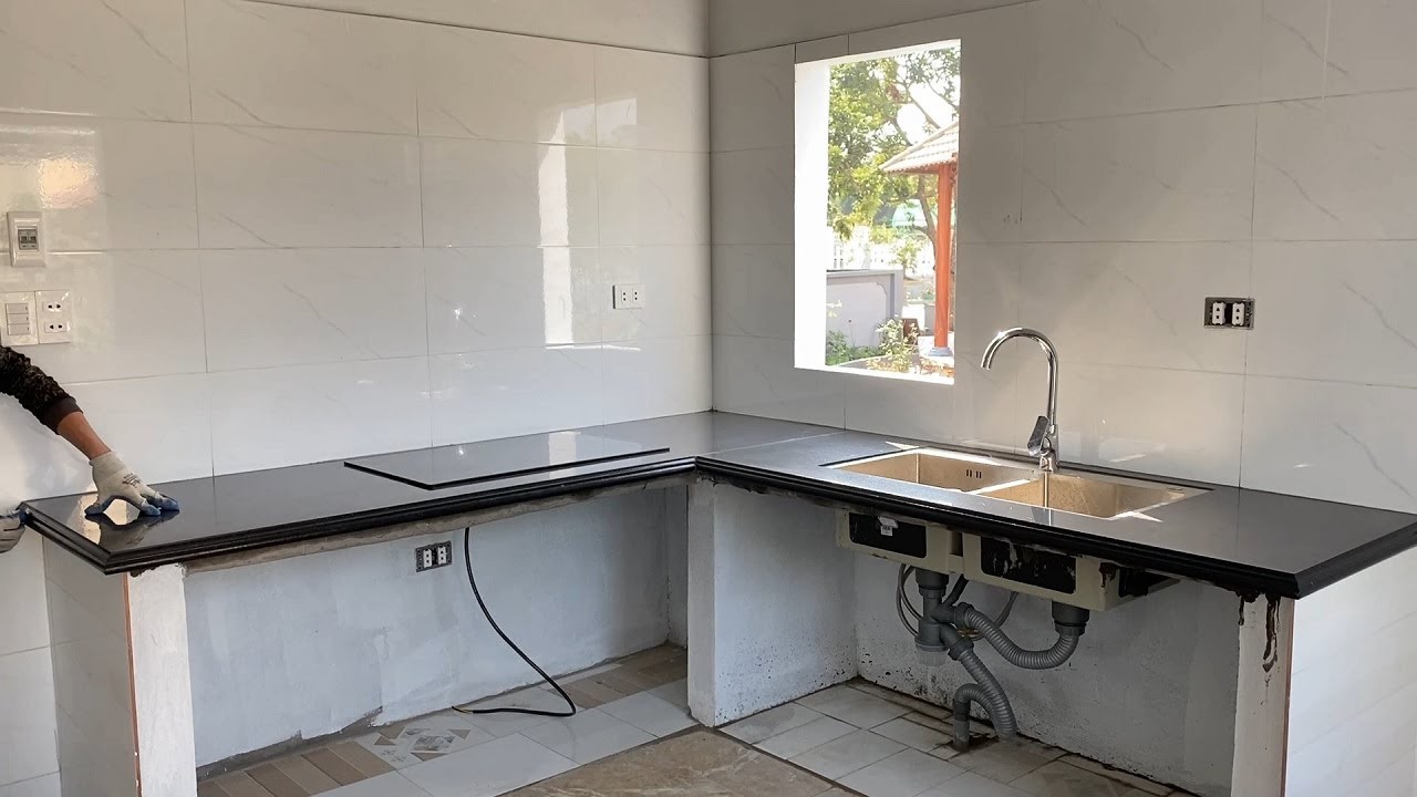 Installation Techniques For Finishing Kitchen Countertops On Concrete