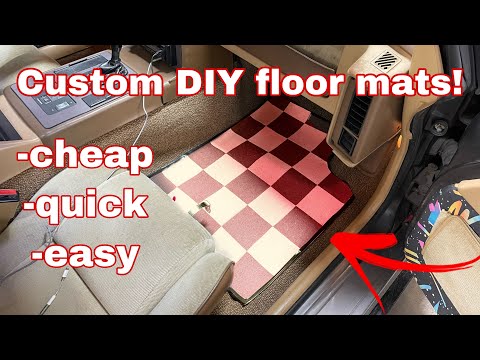 How To Make Custom Floor Mats For Any Car 