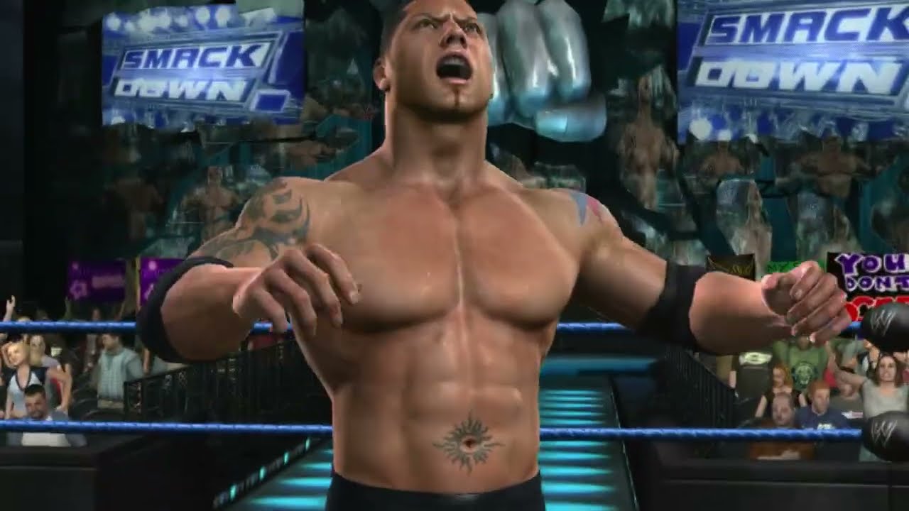 WWE SmackDown vs Raw 2008 - Batista vs JBL: Smackdown [1/3/2008] [SEASON MODE]
