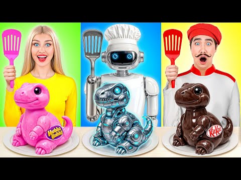Me vs Robot Cooking Challenge | Funny Situations and Fails by Super Hyper DO