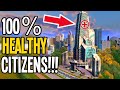 How to Protect Your Citizens with 100% Health in Cities Skylines!