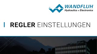 PASO Regler Einstellungen
