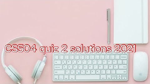 CS504 quiz 2 solutions 2021 || Virtual University