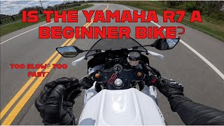 IS THE YAMAHA R7 A BEGINNER BIKE?  4K