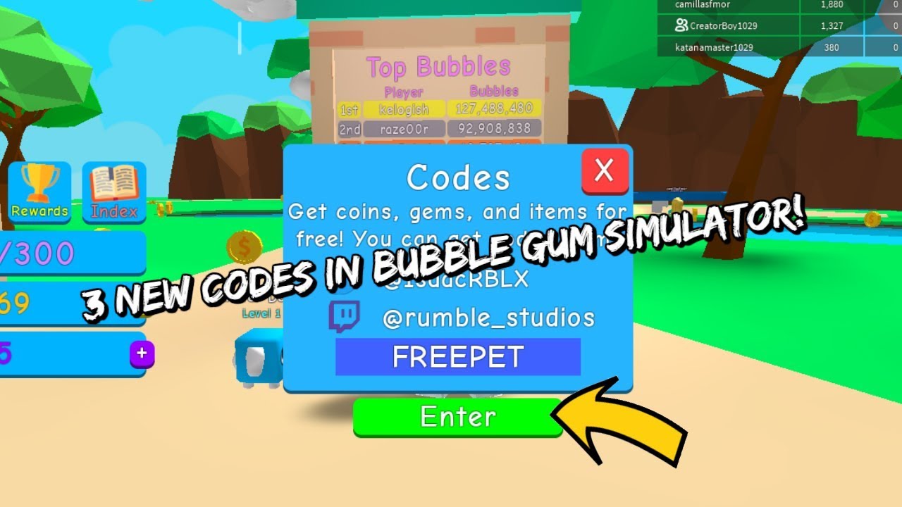 all-new-15-working-codes-in-bubble-gum-simulator-2020-roblox-youtube