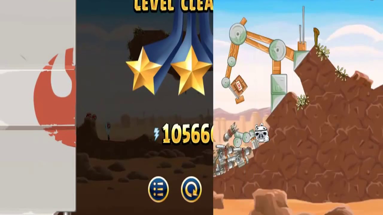 Angry Birds Star Wars FULL GAME ALL LEVELS Through the latest version