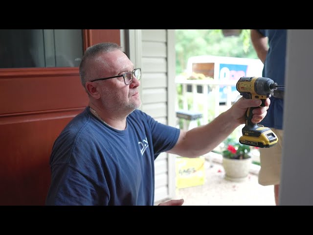How the Pros Install a Replacement Front Door