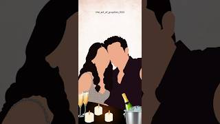 Bachelor Party Couple Vector Illustration Process #indianwedding #partycouplevector #datenight  #art