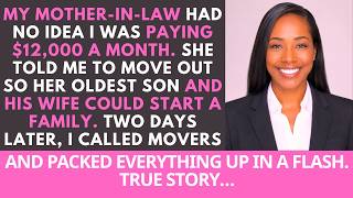 My Mother-in-Law Didn’t Know I Was Paying $12,000 a Month — Then She Kicked Me Out! screenshot 4