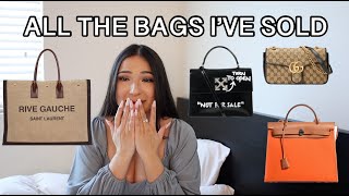 ALL THE BAGS I&#39;VE SOLD &amp; WHY | any regrets? | DON&#39;T MAKE MY MISTAKES