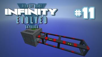 FTB Infinity Skyblock - Ep 11 - Logistics Pipes 101