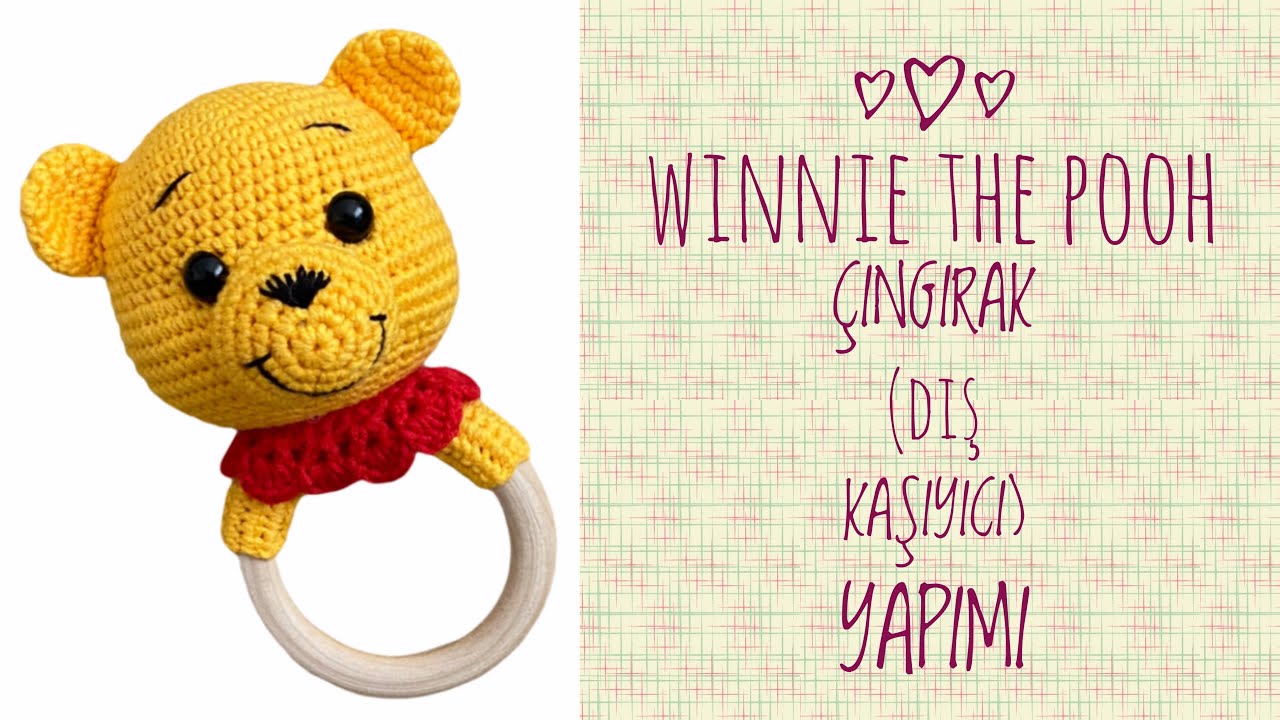 Amigurumi Winnie the Pooh Çıngırak 🍯 (ENGLISH SUBTITLES)