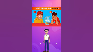 Who drank the juice ?🧐 Memory Test | Riddles and Puzzles for IQ Test #shorts #Puzzle #quiz