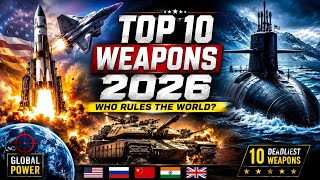 Top 10 Most Powerful Weapons in the World 2026 🌍💥 | Military Giants Revealed!
