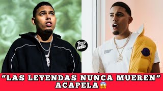 MYKE TOWERS cantando "Las leyendas nunca mueren" ACAPELA😱😱