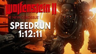 Wolfenstein 2: The New Colossus Speedrun in 1:12:11 [World Record]