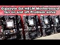 How to fix Gigabyte GA-H81M Motherboard power fan on and off Problem solve